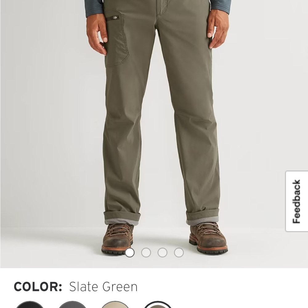 Eddie Bauer Men's Slate Green Pants